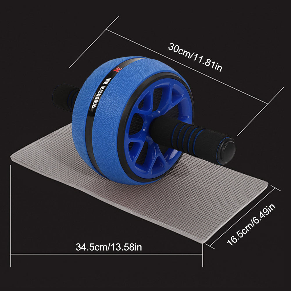 Premium Abdominal Muscle Wheel for Core Strength Training - Fitness Roller with Kneeling Pad, TPR+PP Material for Effective  