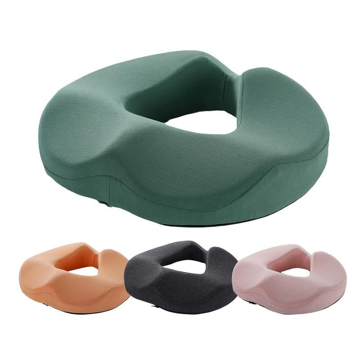 Premium Memory Foam Donut Seat Cushion – Tailbone, Hemorrhoid, Sciatica, and Bed Sore Relief for Office, Travel, or Home Use 