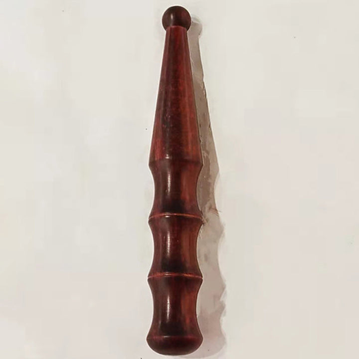 Premium Wood Nose Massager for Blood Circulation, Gua Sha Tool, Trigger Point Therapy, Pedicure Massage Comb with Acupoint