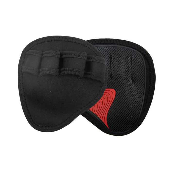 Premium Neoprene Grip Pads for Weightlifting & Powerlifting - Anti-Slip Workout Gloves for Calisthenics, Fitness & Sports,