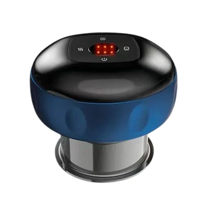 Premium Electric Cupping Therapy Set – Rechargeable Gua Sha Massager, 12-Level Vacuum Suction, Fat Burning & Slimming, Red 