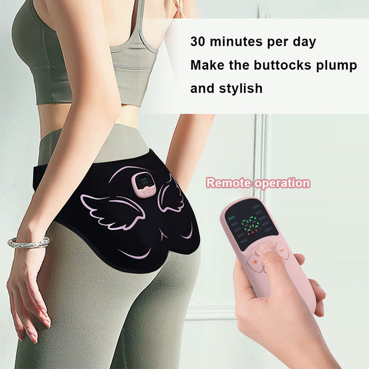 Premium EMS Hip Trainer with Remote Control | 10 Modes & 30 Intensity Levels for Buttocks Toning and Muscle Stimulation | USB