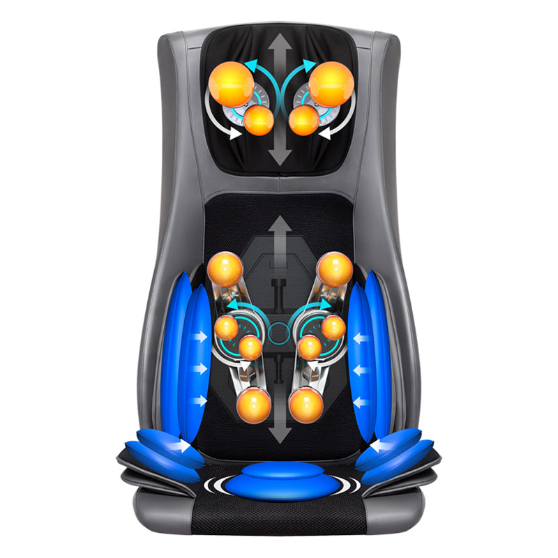 Premium Electric Full Body Massage Chair with Infrared Heating, Deep Kneading, Vibration, and Shiatsu for Neck, Back, Waist, and Legs - Adjustable Height, Easy Control, and Safety Features - PhysioFitLab