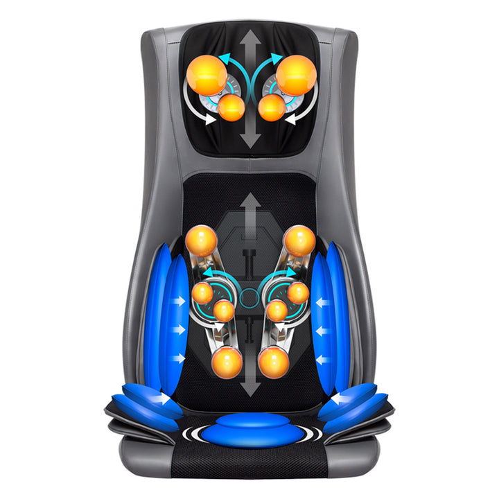 Premium Electric Full Body Massage Chair with Infrared Heating, Deep Kneading, Vibration, and Shiatsu for Neck, Back, Waist, and Legs - Adjustable Height, Easy Control, and Safety Features - PhysioFitLab