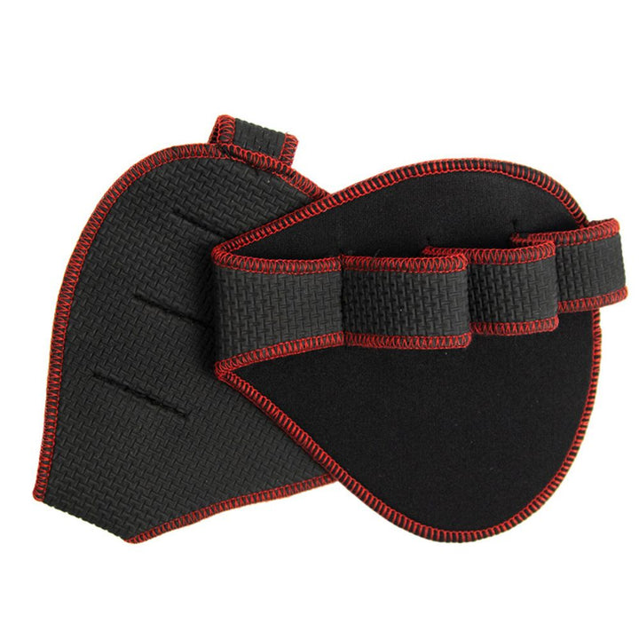 Premium Neoprene Grip Pads for Weightlifting & Powerlifting - Anti-Slip Workout Gloves for Calisthenics, Fitness & Sports,