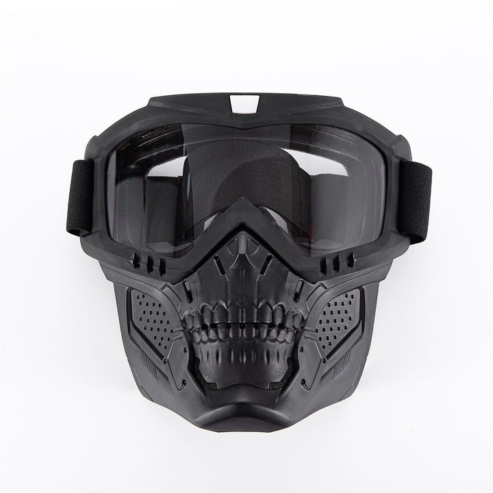 Premium Motorcycle Skull Mouth Mask with UV Protection – Tactical Off-Road Riding Goggles, Windproof, Dust-Proof, Anti-Glare 