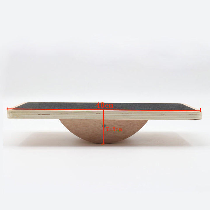 Premium Balance Board - 360° Wobble Trainer for Core Stability, Focus & Posture, Anti-Slip, Rubber Bottom for Safe & Silent