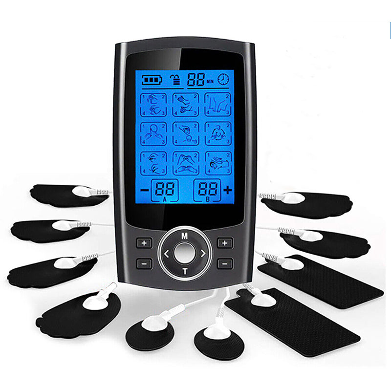 Premium Adjustable Electric Muscle Massager - Slimming Machine with 24 Modes, Rechargeable Design, and Intensity Control for 