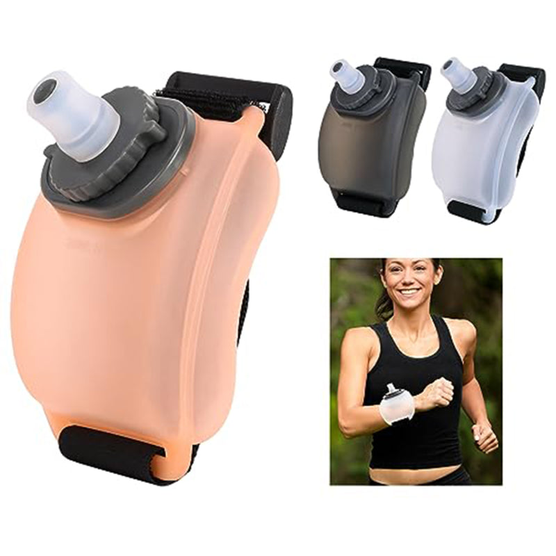 Premium Mini Running Wrist Water Bottle Holder – Soft Flask Hydration Pack for Marathon, Fitness, Cycling, Climbing, 