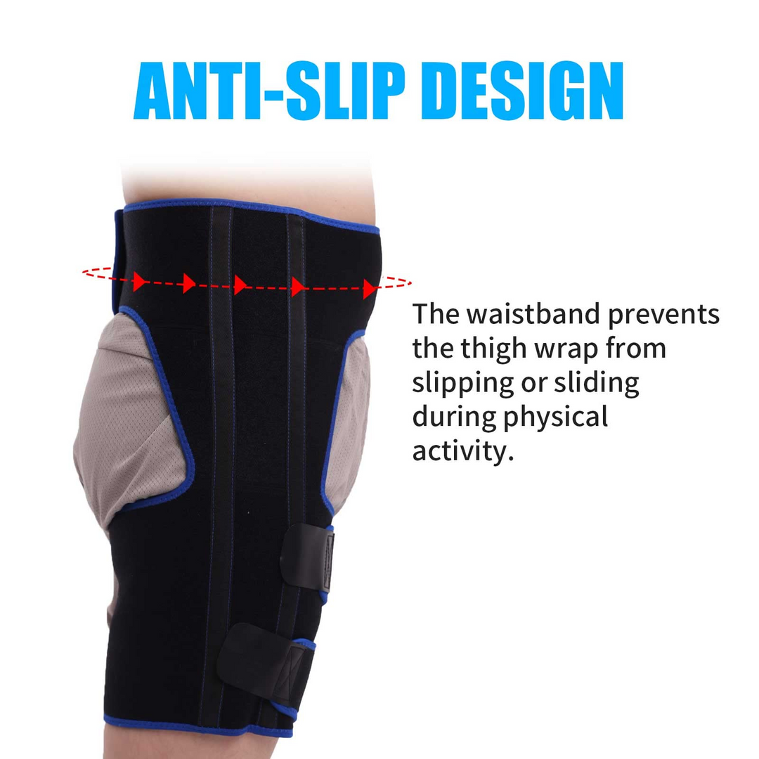 Premium Hip Stabiliser Support Brace for Sciatic Nerve Pain Relief | Adjustable Hip Abduction Orthosis | Soft & Comfortable Fixation for Hip Injuries & Post-operative Recovery - PhysioFitLab