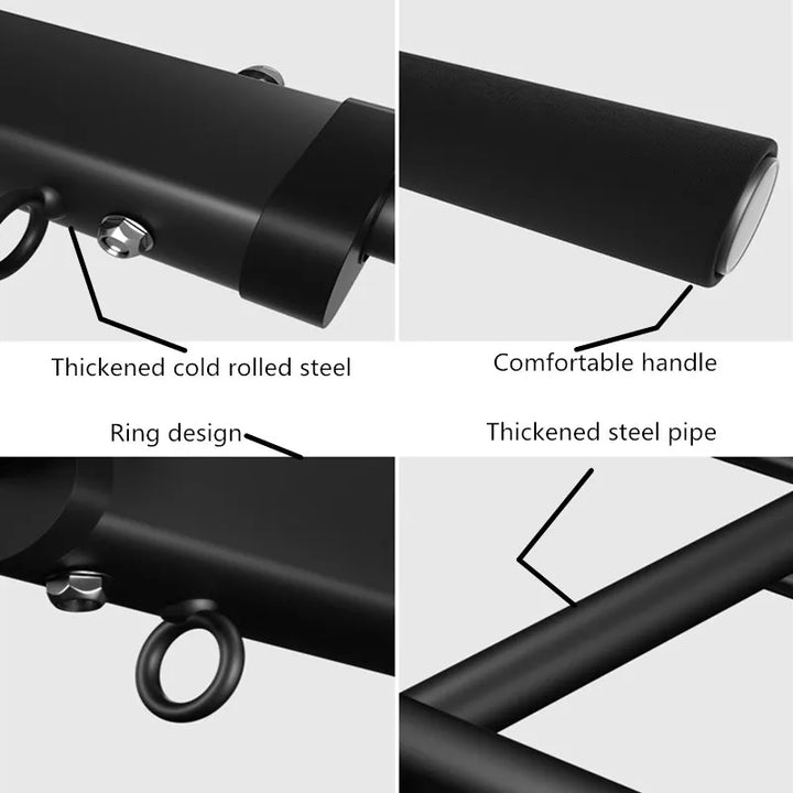 Premium Wall Mounted Pull-Up Bar – Heavy Duty Chin-Up Bar for Home Gym, Horizontal Strength Training, Core & Back Workout 