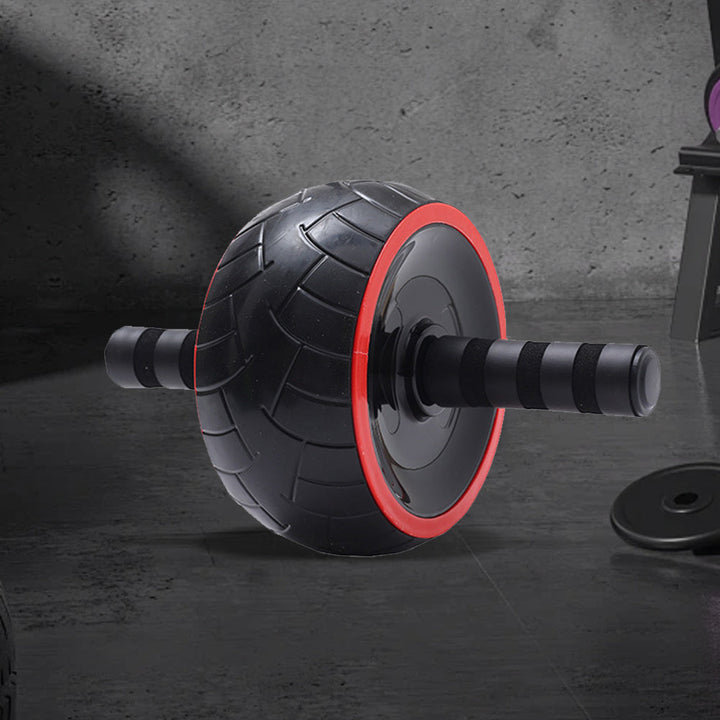 Premium Single-Wheel Ab Roller for Core & Abdominal Muscle Training - Mute, Rubber Wheel for Home Exercise & Bodybuilding, 