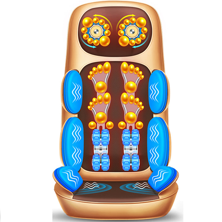 Premium Electric Full Body Massage Chair with Infrared Heating, Deep Kneading, Vibration, and Shiatsu for Neck, Back, Waist, and Legs - Adjustable Height, Easy Control, and Safety Features - PhysioFitLab