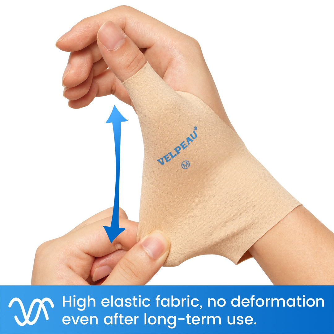 Premium Elastic Thumb Support Brace for Arthritis & Tendonitis Pain Relief, Splashproof Compression Sleeve for Daily Use, 