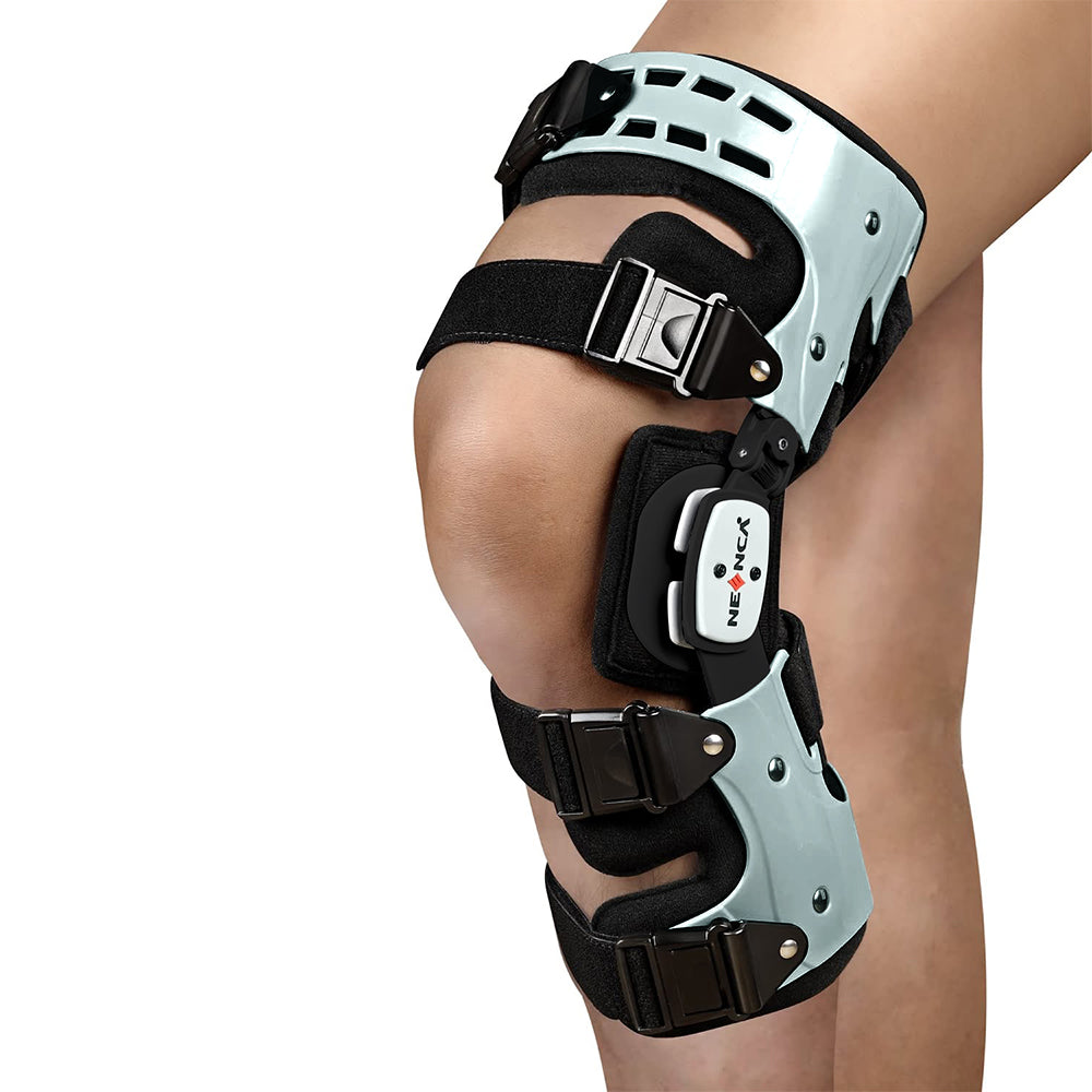 Premium Unloader Knee Brace – Arthritis Pain Relief, Osteoarthritis Support, Adjustable ROM, Post-Surgery Recovery Aid, One Size - PhysioFitLab