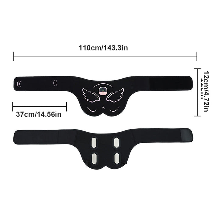 Premium EMS Hip Trainer with Remote Control | 10 Modes & 30 Intensity Levels for Buttocks Toning and Muscle Stimulation | USB