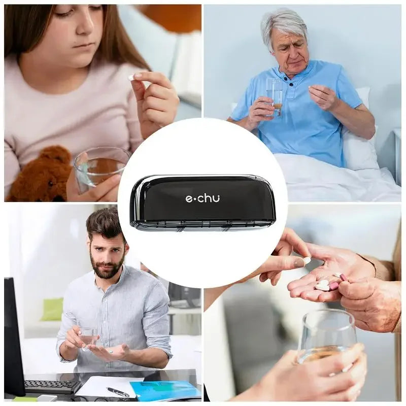 Premium Portable Pill Organizer – 3 Times A Day Medicine Box, Travel-Friendly, Compact Design with Waterproof Seal, Food