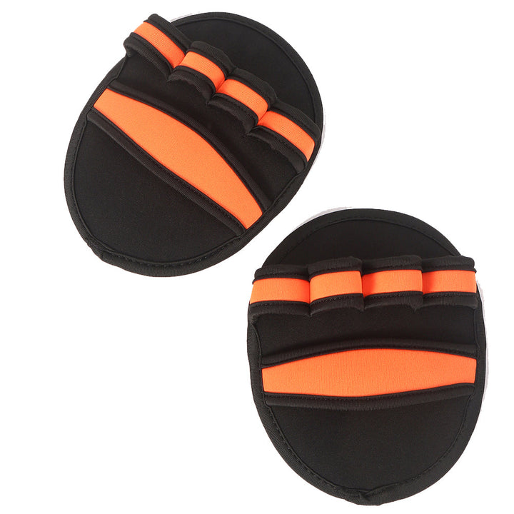 Premium Neoprene Grip Pads for Weightlifting & Powerlifting - Anti-Slip Workout Gloves for Calisthenics, Fitness & Sports,