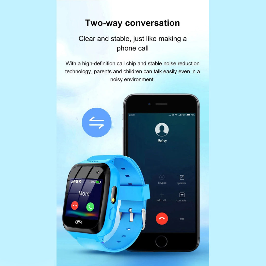 Premium 4G Kids Smartwatch – Video Call, GPS Tracking, IP67 Waterproof, 8GB ROM, Health Monitoring, Wi-Fi, Voice & Video Calls, Android Compatibility - PhysioFitLab
