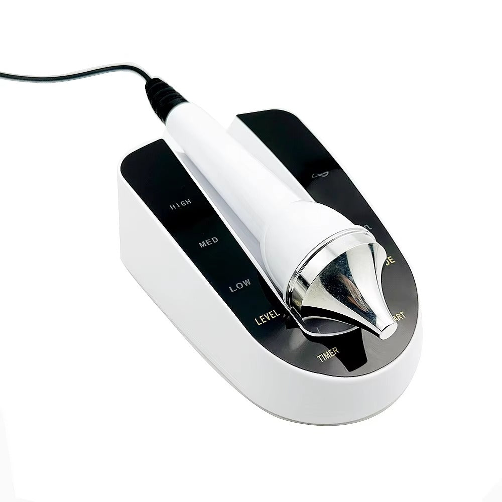 Premium Ultrasonic Beauty Machine – High Frequency Face & Eye Massager, 1MHz Facial Lifting & Ultrasonic Cleansing, Portable Skin Care Device - PhysioFitLab