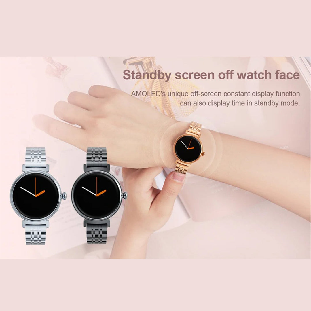 Premium Luxury Women's Smartwatch – Heart Rate, Blood Oxygen, Sleep Monitoring, Bluetooth Call, Diamond Bracelet, 1.32" HD Display, IP67 Waterproof, Fitness Tracker, Multi-Sport Modes - PhysioFitLab