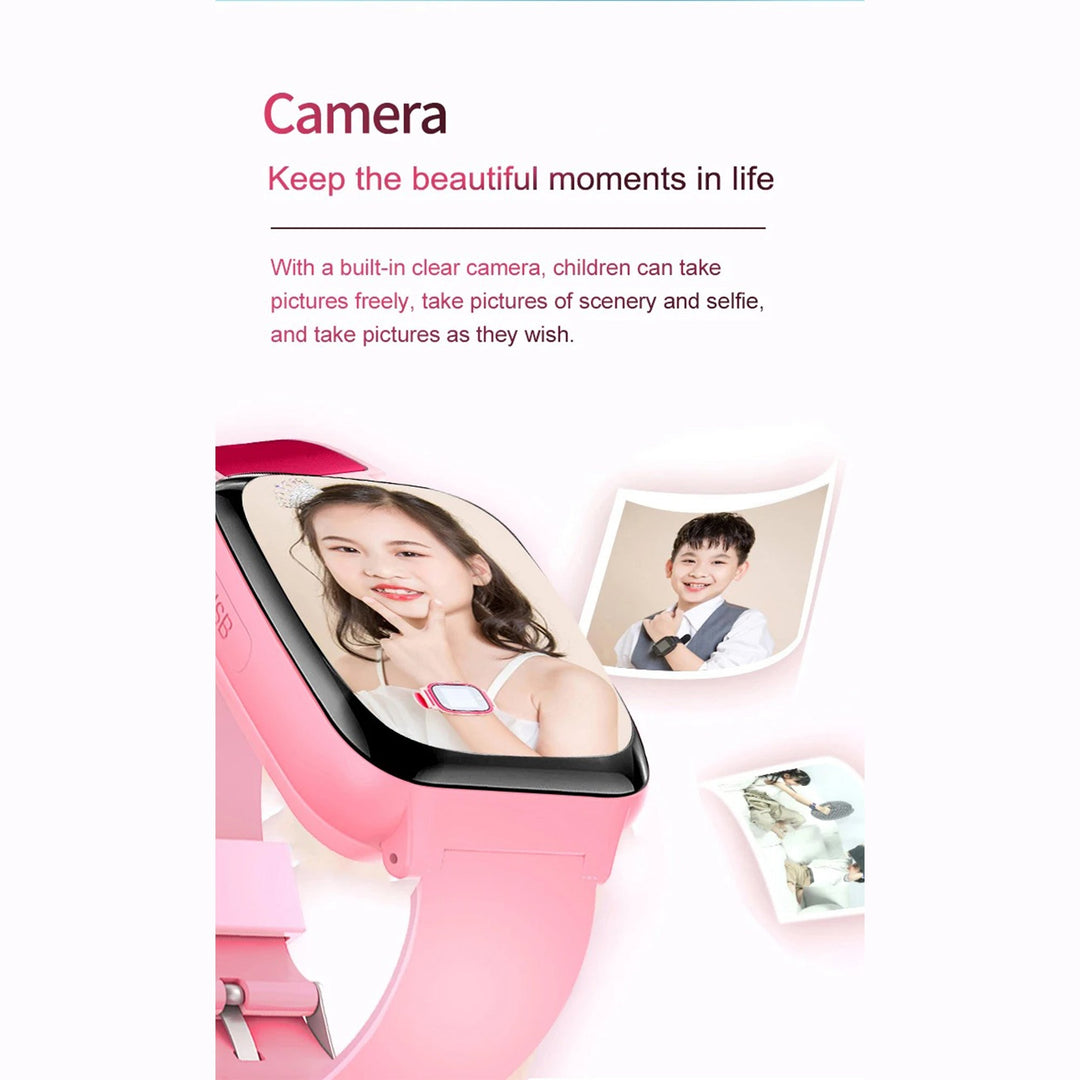 Premium 4G Kids Smartwatch – Video Call, GPS Tracking, IP67 Waterproof, 8GB ROM, Health Monitoring, Wi-Fi, Voice & Video Calls, Android Compatibility - PhysioFitLab