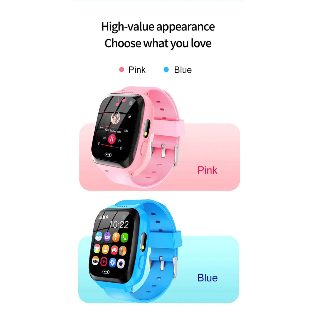 Premium 4G Kids Smartwatch – Video Call, GPS Tracking, IP67 Waterproof, 8GB ROM, Health Monitoring, Wi-Fi, Voice & Video Calls, Android Compatibility - PhysioFitLab