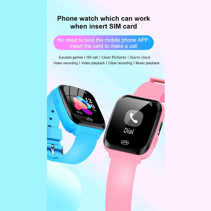 Premium 4G Kids Smartwatch – Video Call, GPS Tracking, IP67 Waterproof, 8GB ROM, Health Monitoring, Wi-Fi, Voice & Video Calls, Android Compatibility - PhysioFitLab