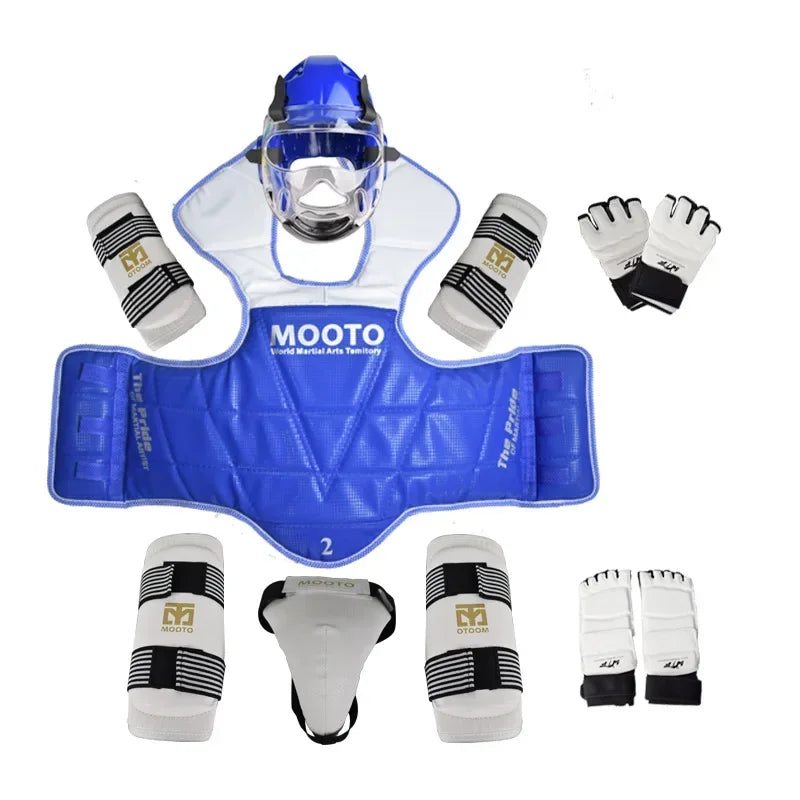 Premium 8pcs Taekwondo Protective Gear Set – Full Body Protection for Combat & Competition, Thickened Training Equipment with