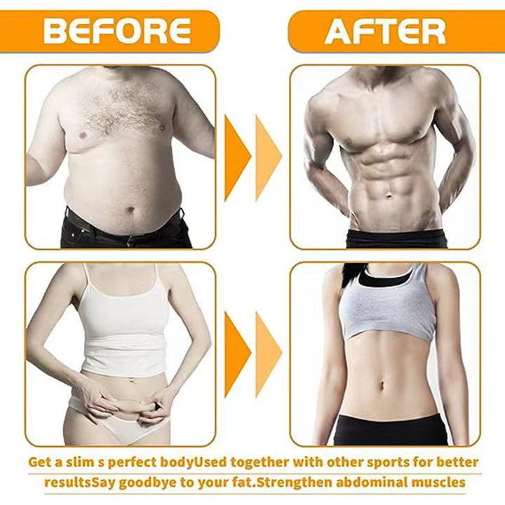 Premium ABS Muscle Stimulator EMS Abdominal Trainer – USB Rechargeable Vibration Fitness Belt for Home Gym, 10 Modes, 30 