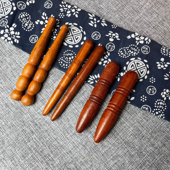 Premium Wooden Spa Massage Tool - Muscle Roller Stick for Cellulite Blasting, Deep Tissue Release, Foot and Body Self-Massage