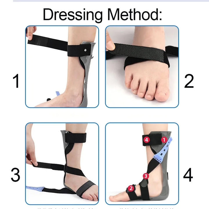 Premium AFO Drop Foot Brace Orthosis - Lightweight Ankle Support Stabilizer for Men and Women, Comfort Fit for Foot Drop, Arthritis, Sprains, and Rehabilitation, Multiple Sizes Available - PhysioFitLab