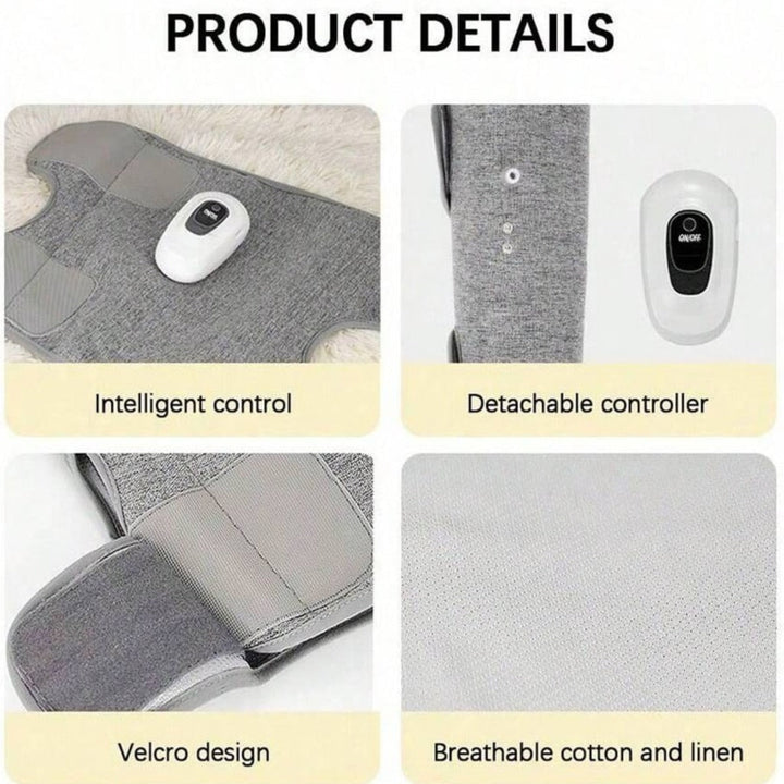 Premium Electric Leg Massager - Wireless, Rechargeable Air Compression Calf Massage for Muscle Relief & Relaxation | Health 