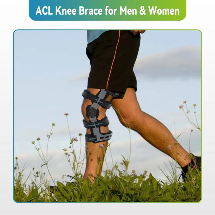 Premium Unloader Knee Brace – Arthritis Pain Relief, Osteoarthritis Support, Adjustable ROM, Post-Surgery Recovery Aid, One Size - PhysioFitLab