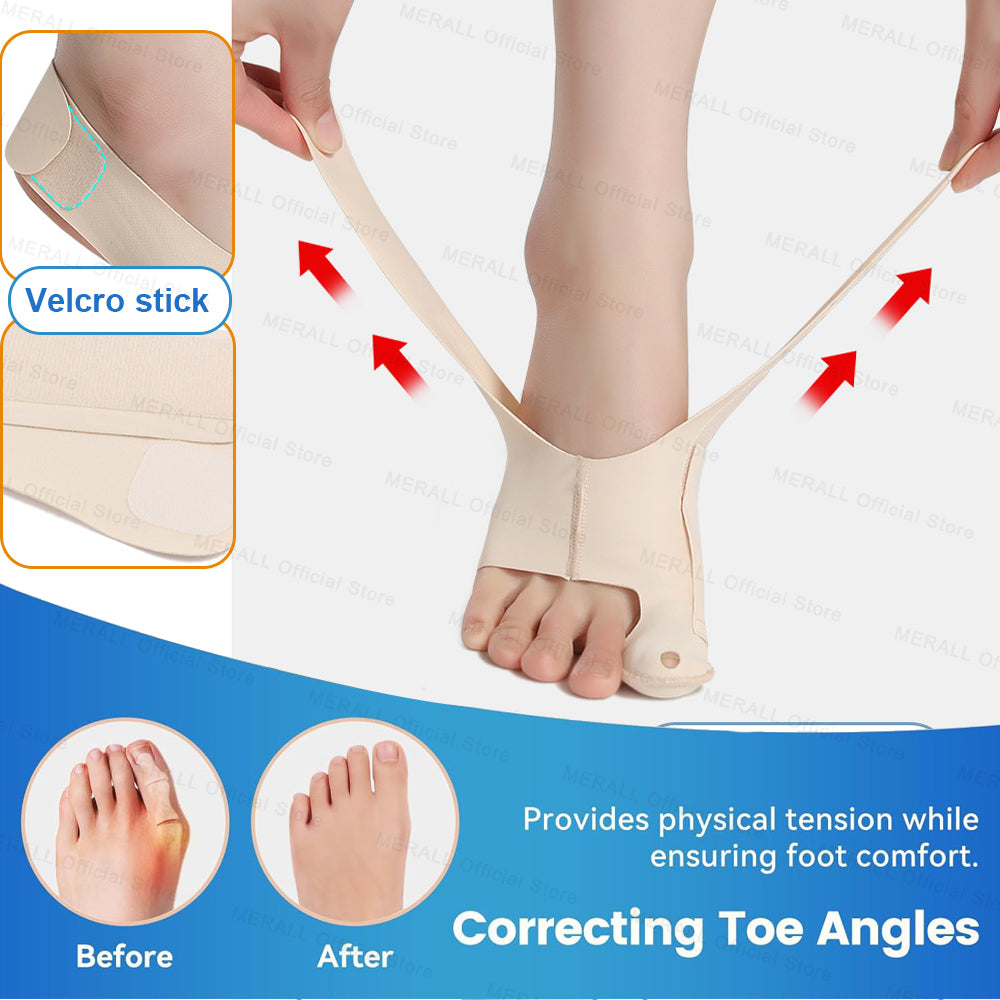 Premium Bunion Corrector Adjustable Orthopedic Socks - Toe Separator for Pain Relief, Hallux Valgus Foot Protector, 