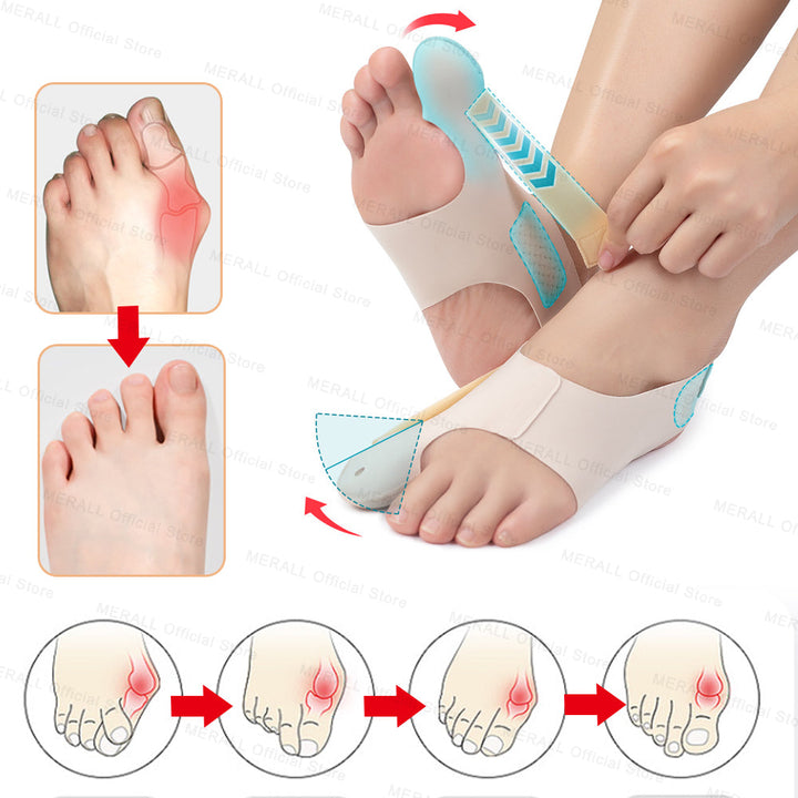 Premium Bunion Corrector Adjustable Orthopedic Socks - Toe Separator for Pain Relief, Hallux Valgus Foot Protector, 