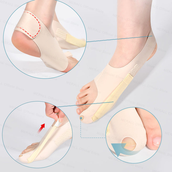 Premium Bunion Corrector Adjustable Orthopedic Socks - Toe Separator for Pain Relief, Hallux Valgus Foot Protector, 