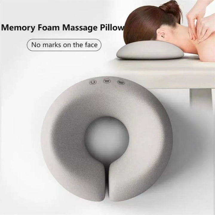 Premium Face Down Pillow – Memory Foam Prone Pillow for Comfortable Resting & Massage – Ergonomic Headrest for Beauty Salons 