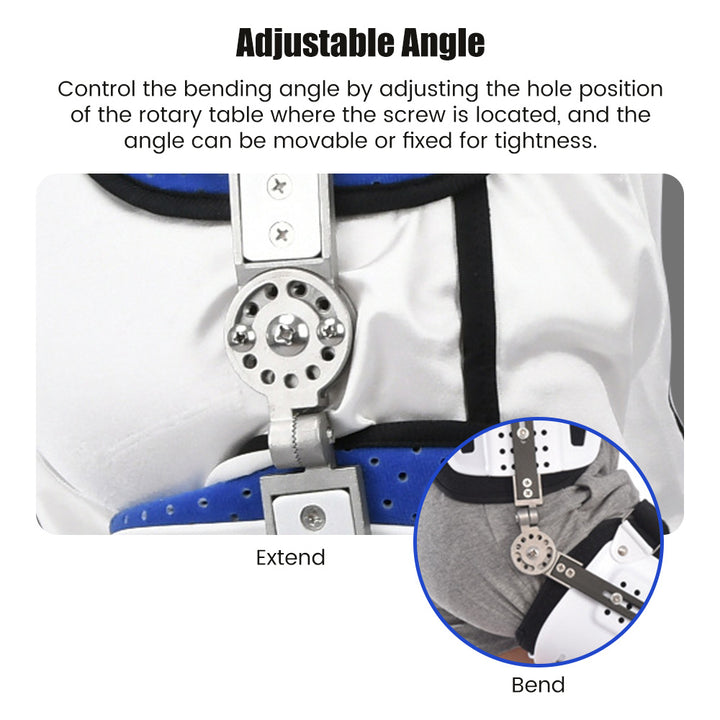 Premium Hip Stabiliser Support Brace for Sciatic Nerve Pain Relief | Adjustable Hip Abduction Orthosis | Soft & Comfortable Fixation for Hip Injuries & Post-operative Recovery - PhysioFitLab