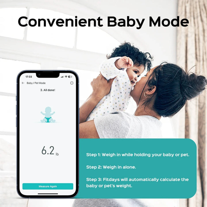 Premium Smart Body Composition Scale – 8 Electrode Bioimpedance Digital Weight Scale, Tracks Body Fat, Water, Muscle Mass, BMI, and More, Accurate Measurements for Health Monitoring - PhysioFitLab