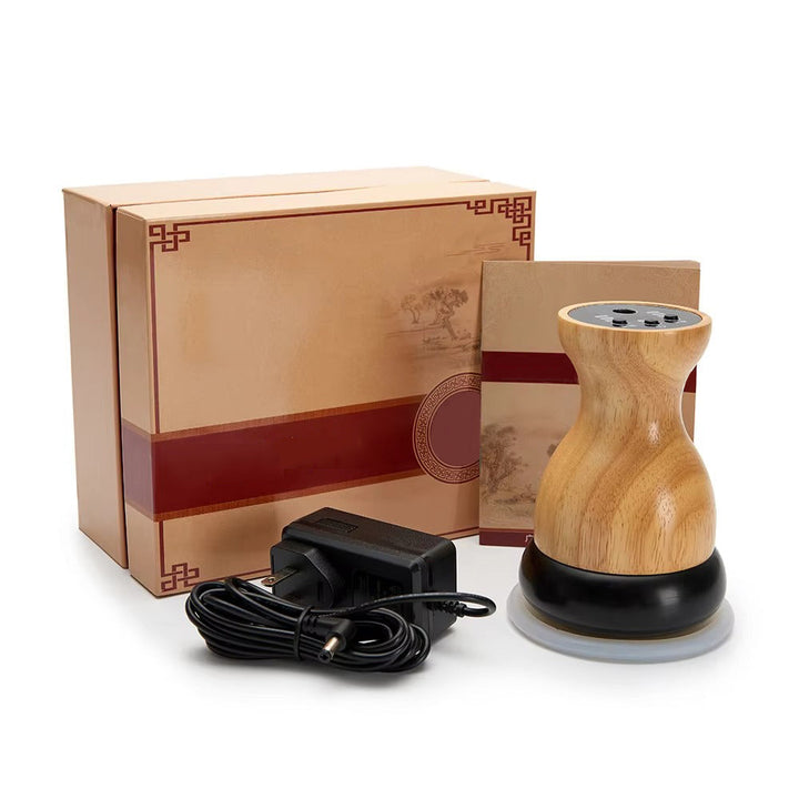 Premium Hot Stone Electric Gua Sha Massager – Back and Waist Massage Tool for Relaxing Muscles, Body Warm Moxibustion Therapy Spa with Bian Stone, Acupuncture, and Collateral Dredging - PhysioFitLab