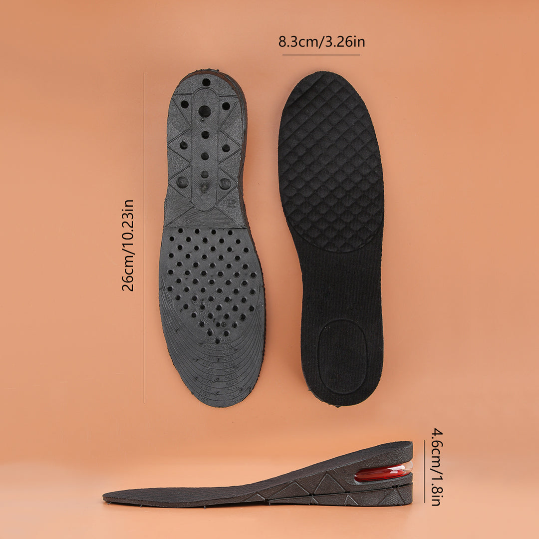 Premium Height Increase Insoles - Air Cushion Elevator Inserts for Men & Women, Adjustable 3-9cm Lift Kits for Comfort and Support, Shock Absorbent - PhysioFitLab