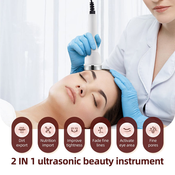 Premium Ultrasound Beauty Machine – High Frequency Face and Eye Massager for Skin Care, Facial Lifting, and SPA-Grade