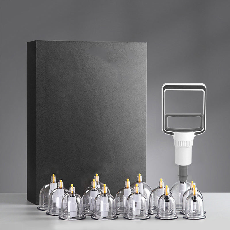 Premium Cupping Therapy Set – Professional Vacuum Suction Cups for Chinese Medicine Physiotherapy, Massage, and Muscle Relaxation, Durable Plastic Jars for Home and Professional Use - PhysioFitLab