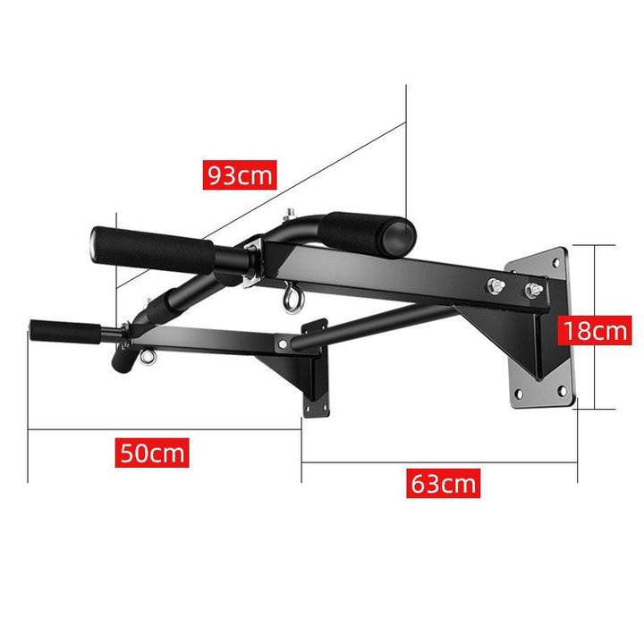 Premium Wall Mounted Pull-Up Bar – Heavy Duty Chin-Up Bar for Home Gym, Horizontal Strength Training, Core & Back Workout 
