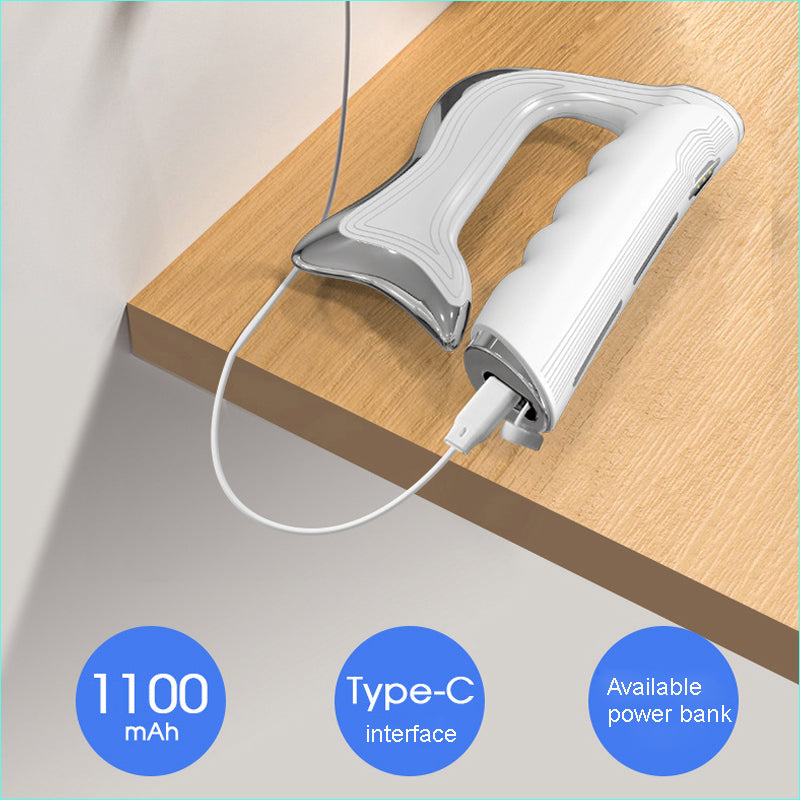 Premium Electric Fascia Massager with NMES Muscle Stimulation, Gua Sha Scraping Tool for Lymphatic Drainage & Pain Relief, 