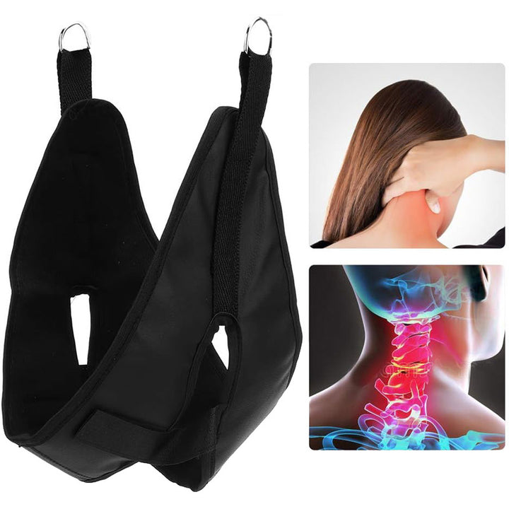 High-Quality Cervical Neck Traction Device for Home Use, Over-Door Neck Stretcher Hammock, Pain Relief & Spine Correction Brace for Physical Therapy - PhysioFitLab