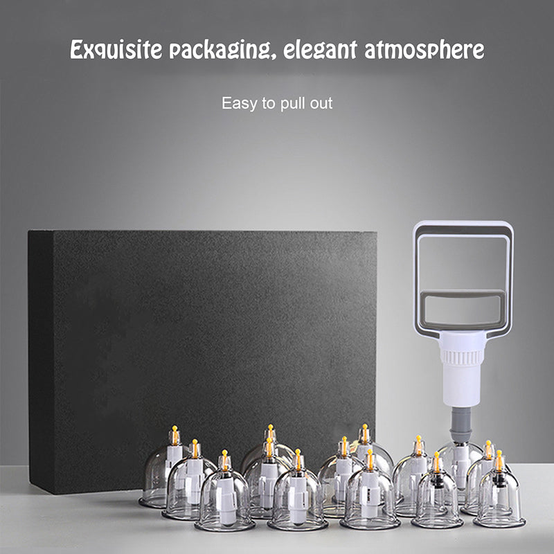 Premium Cupping Therapy Set – Professional Vacuum Suction Cups for Chinese Medicine Physiotherapy, Massage, and Muscle Relaxation, Durable Plastic Jars for Home and Professional Use - PhysioFitLab