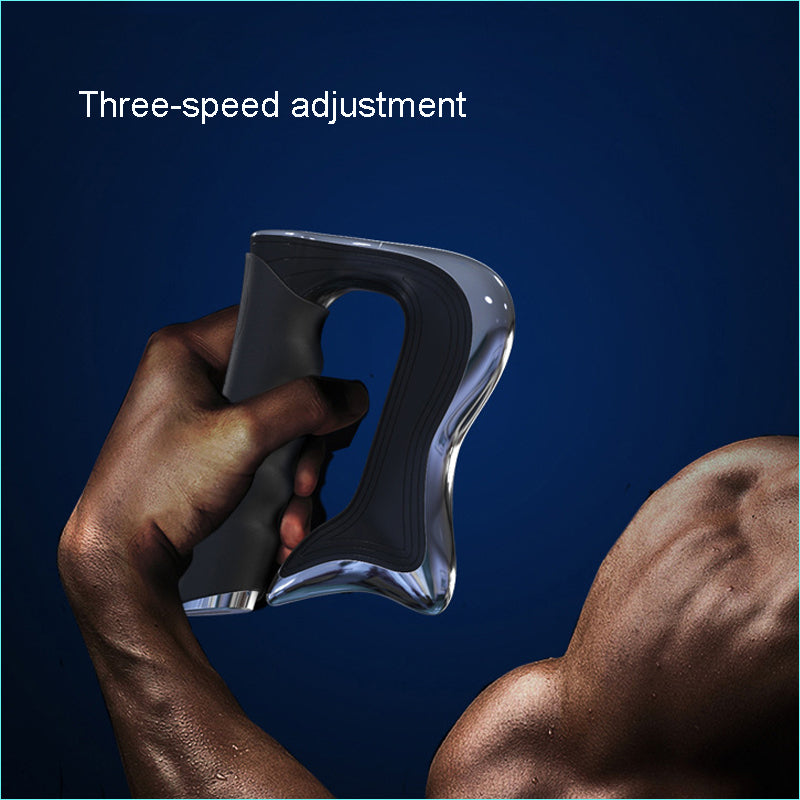 Premium Electric Fascia Massager with NMES Muscle Stimulation, Gua Sha Scraping Tool for Lymphatic Drainage & Pain Relief, 