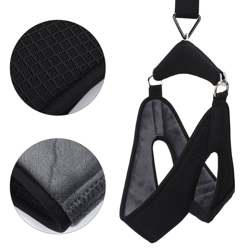 High-Quality Cervical Neck Traction Device for Home Use, Over-Door Neck Stretcher Hammock, Pain Relief & Spine Correction Brace for Physical Therapy - PhysioFitLab